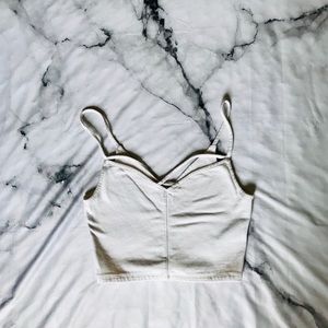 White Crop Top